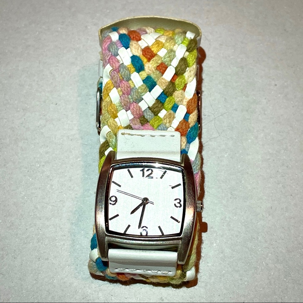 Multicolor Braided Watch